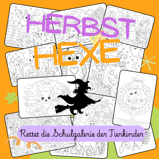 Herbsthexe … Rettet die Schule der Tierkinder