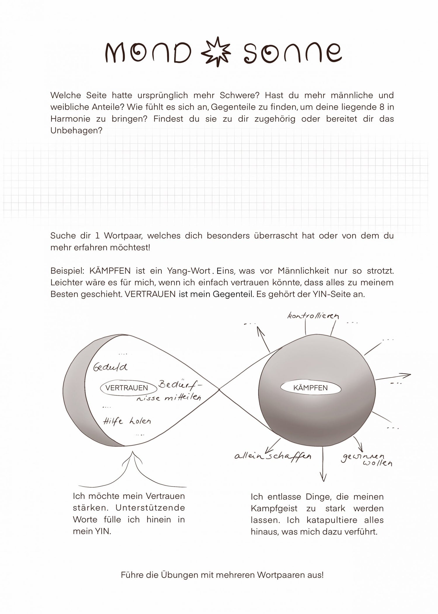 Kunsttherapie Übungen